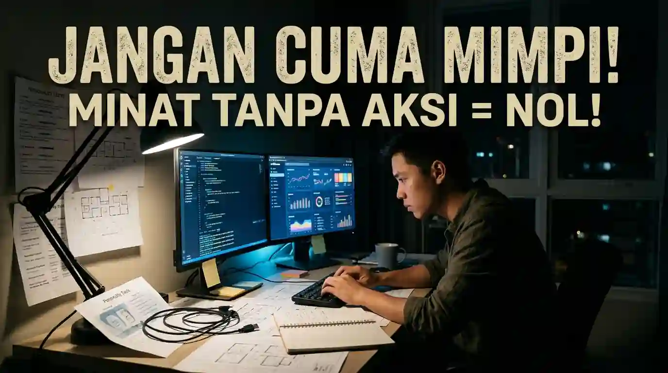 jangan punya niat tanpa aksi